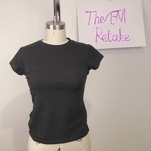 Black Crop Top Size S